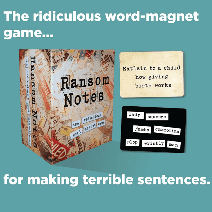 - the Ridiculous Word Magnet Party Game, 3+ Players - Image 2