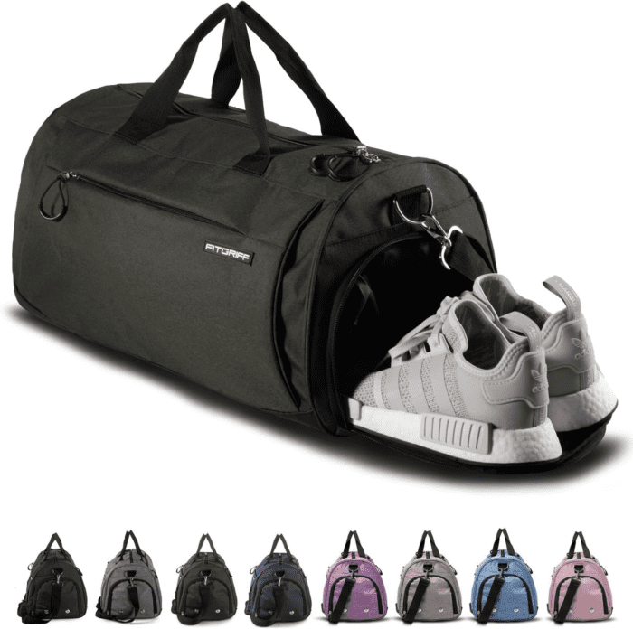 ® Gym Bag for Men & Women with Shoe & Wet Compartment - Duffle Bag for Travel, Sports, Fitness & Workout