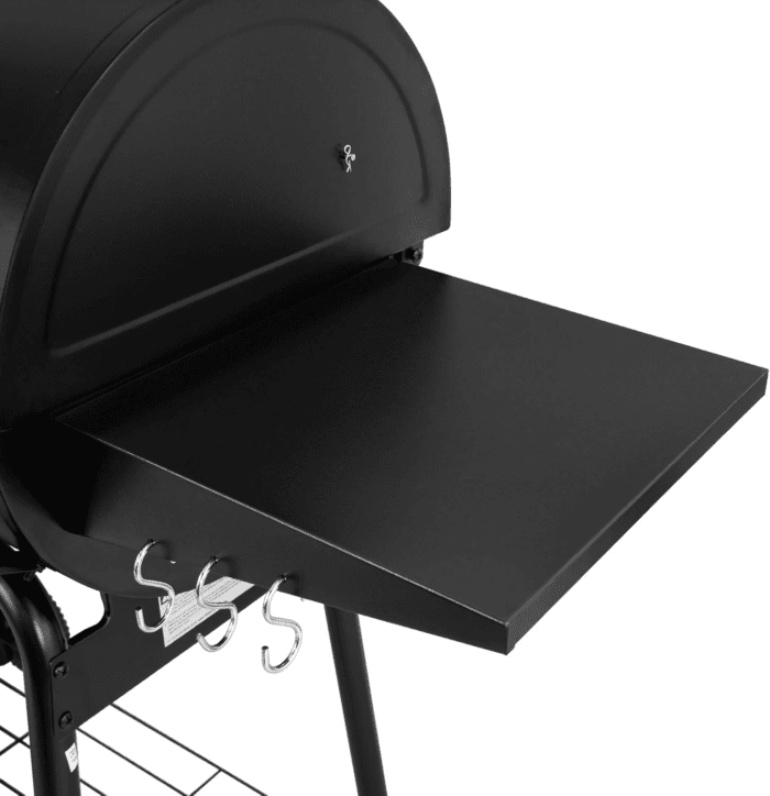 CC1830S 30" BBQ Charcoal Grill and Offset Smoker | 811 Square Inch Cooking Surface, Outdoor for Camping | Black - Image 8