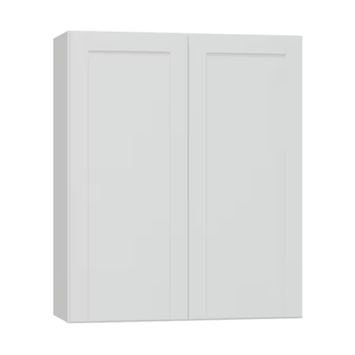 Arcadia 30-In W X 30-In H X 12-In D White Wall Fully Assembled Cabinet (Recessed Panel Shaker Door Style) - Image 19