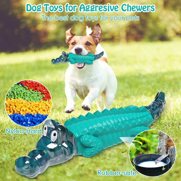 Dog Toys for Aggresive Chewers：Dog Toys for Large Dogs - Tough Dog Chew Toys - Indestructible Dog Toys for All Breed Sizes to Keep Them Busy - Image 4