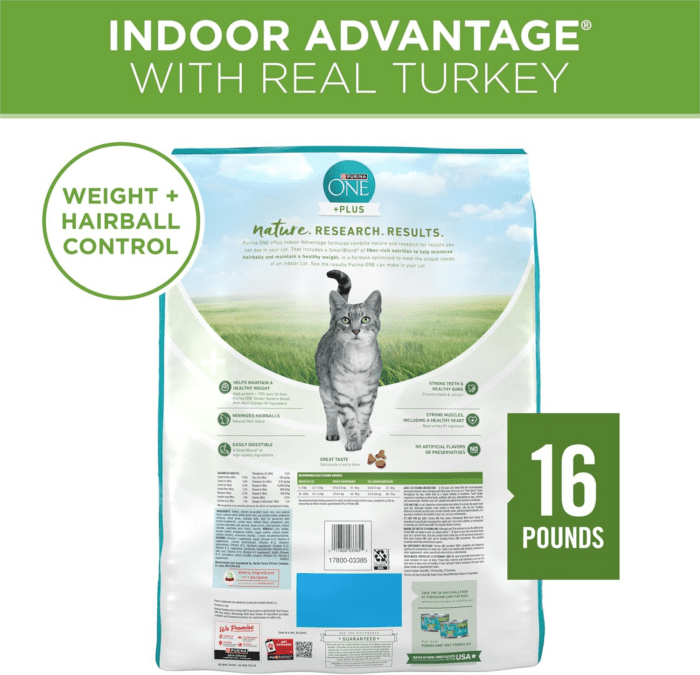 Natural, Low Fat, Weight Control, Indoor Dry Cat Food, +Plus Indoor Advantage - 16 Lb. Bag - Image 5