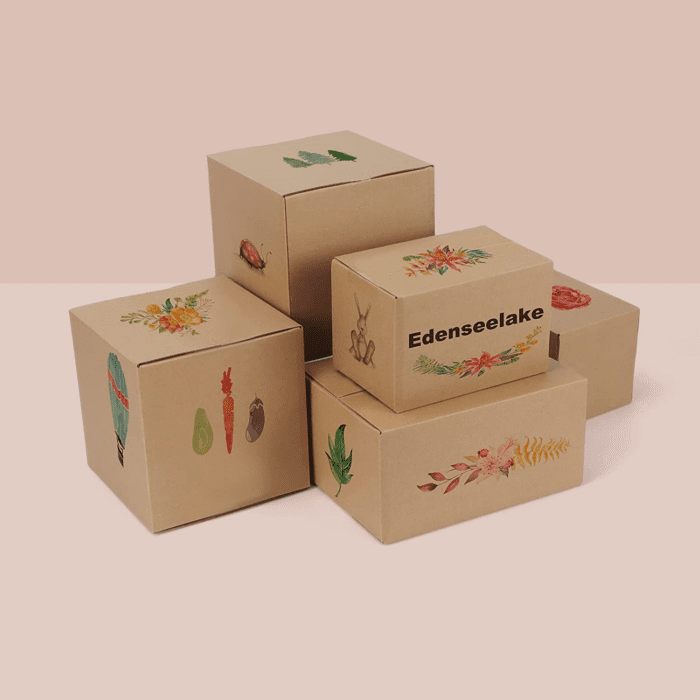 40 Pack 8X6X6 Inches Shipping Boxes Corrugated Cardboard Boxes for Packing, Moving, Mailing, Brown - Image 7