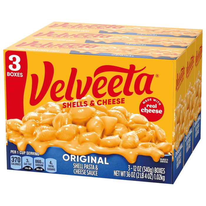 Shells & Cheese Original Shell Pasta & Cheese Sauce, 3 Ct Pack, 12 Oz Boxes - Image 9