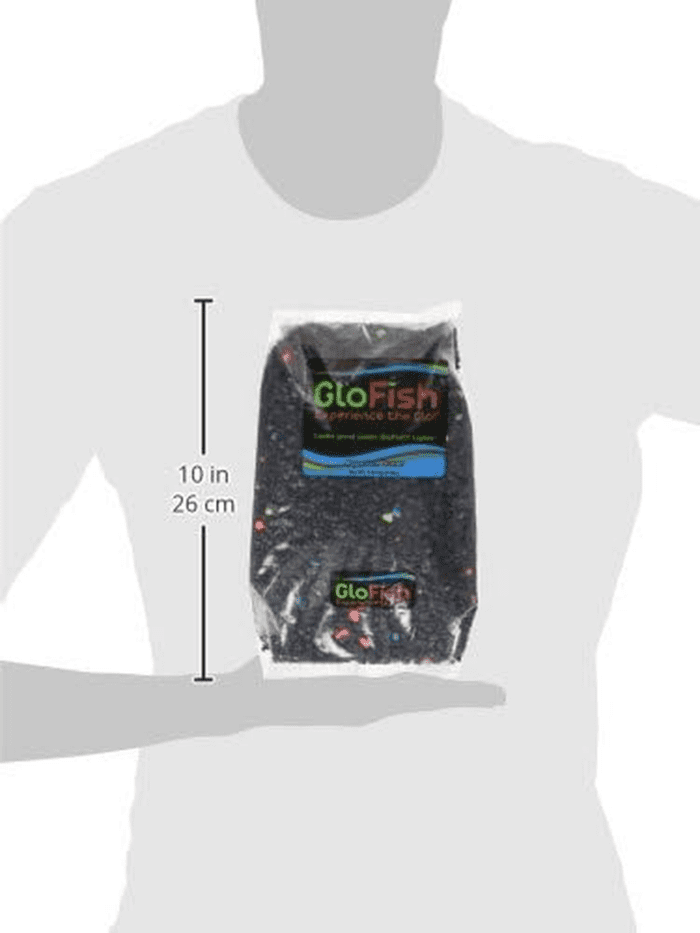 Aquarium Gravel, Fish Tank Gravel, Black with Fluorescent Accents, Compliments  Tanks, 5 Lb Bag - Image 11