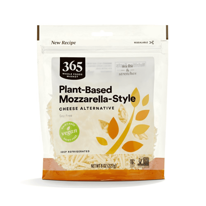 , Cheese Non Dairy Mozzarella Shreds, 8 Ounce