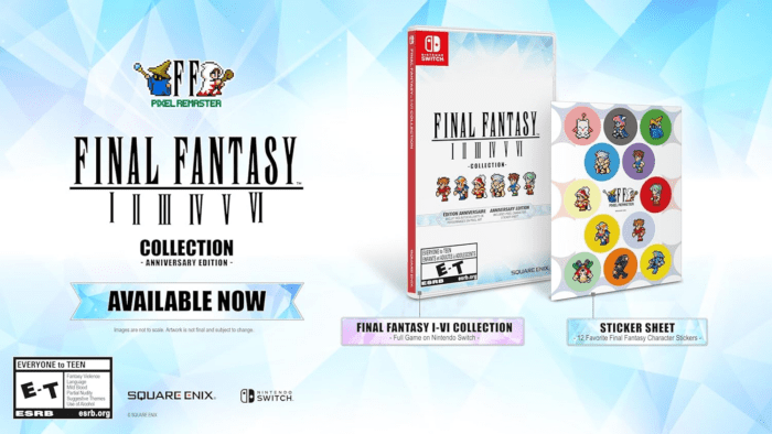 FINAL FANTASY I-VI Collection Anniversary Edition - 2024 (NSW) - Image 2