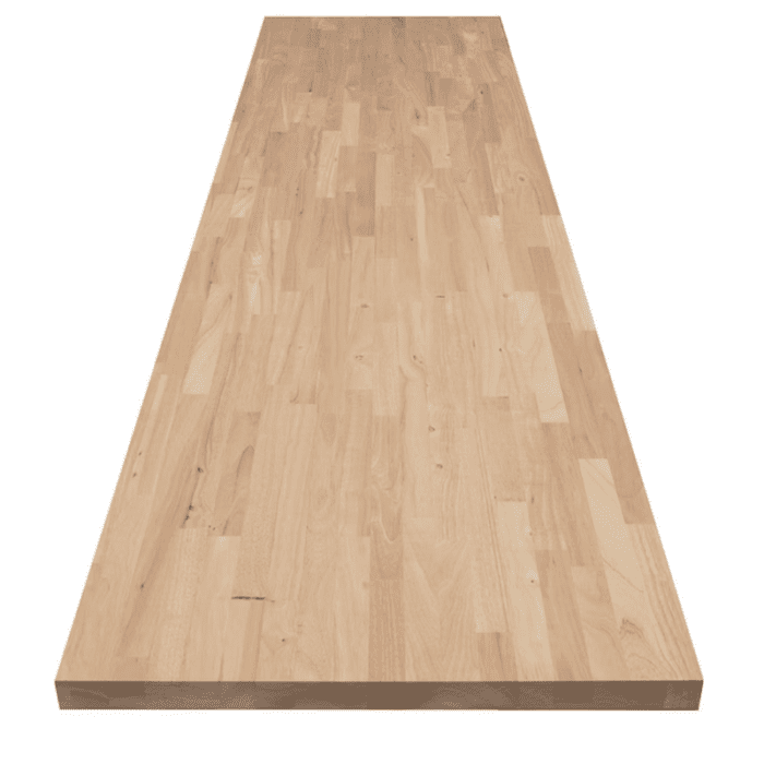 10-Ft X 25-In X 1.5-In Finger-Jointed Natural Hevea Butcher Block Countertop - Image 10