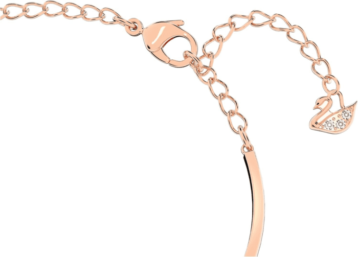 Infinity Heart Jewelry Collection, Necklaces and Bracelets, Rose Gold & Rhodium Tone Finish, Clear Crystals - Image 3