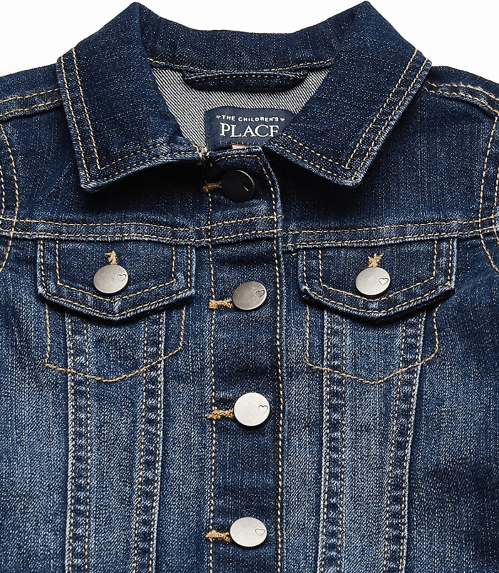 Baby Toddler Girls Basic Denim Jacket - Image 3