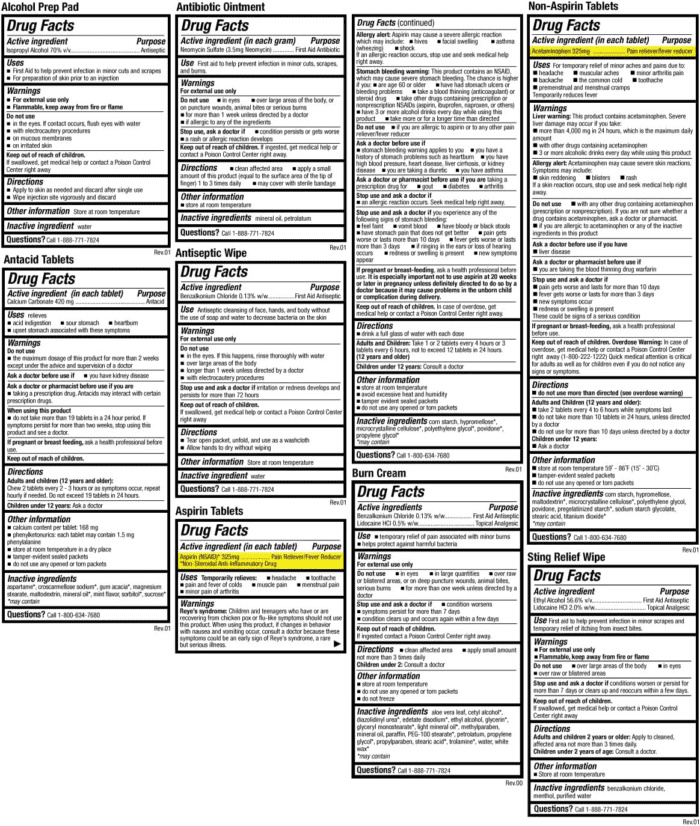 First Aid Kit Hard Red Case 326 Pieces Exceeds OSHA and ANSI Guidelines 100 People - Office, Home, Car, School, Emergency, Survival, Camping, Hunting and Sports (20HBC01015REV3) - Image 9