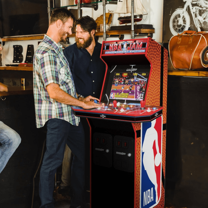 NBA Jam 30Th Anniversary Deluxe Arcade Machine, Built for Your Home, 5 Foot Tall Cabinet with 3 Classic Games - Image 6