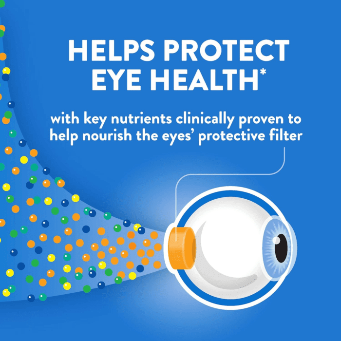 Eye Vitamin & Mineral Supplement, Contains Zinc, Vitamins C, E, Omega 3, Lutein, & Zeaxanthin, 90 Softgels (Packaging May Vary) - Image 6