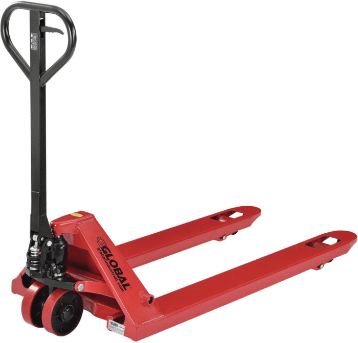 Standard Duty Pallet Jack Truck 5500 Lb. Capacity, 27 X 48 Forks - Image 2