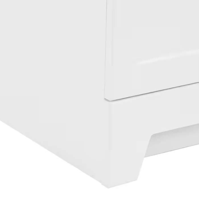 Kirkman 24-In White Single Sink Bathroom Vanity with White Cultured Marble Top (Mirror Included) - Image 17