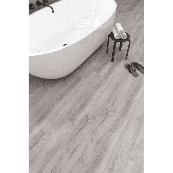 Charleston Oak Gray 12-Mil X 7-In W X 48-In L Water Resistant Interlocking Luxury Vinyl Plank Flooring (23.21-Sq Ft/ Carton) - Image 5