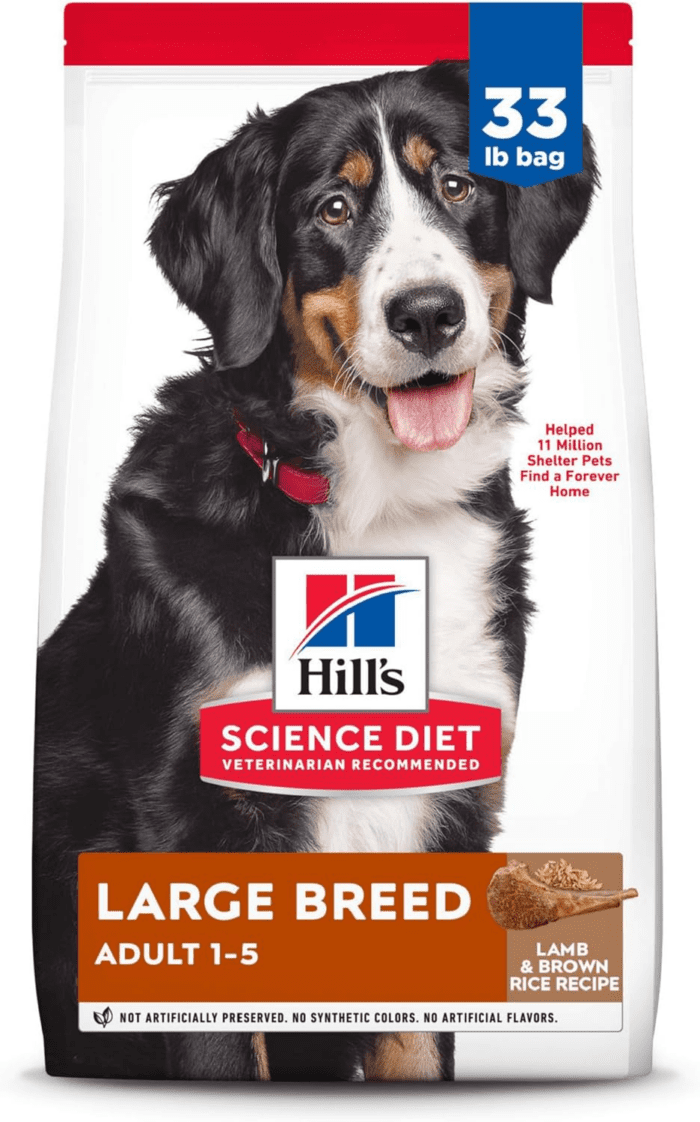 Large Breed, Adult 1-5, Large Breed Premium Nutrition, Dry Dog Food, Lamb & Brown Rice, 33 Lb Bag