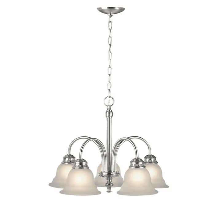 Fallsbrook 5-Light Brushed Nickel Traditional Chandelier - Image 10