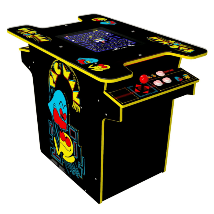 PAC-MAN Arcade Game Table, Full Home Machine, Black Series Edition