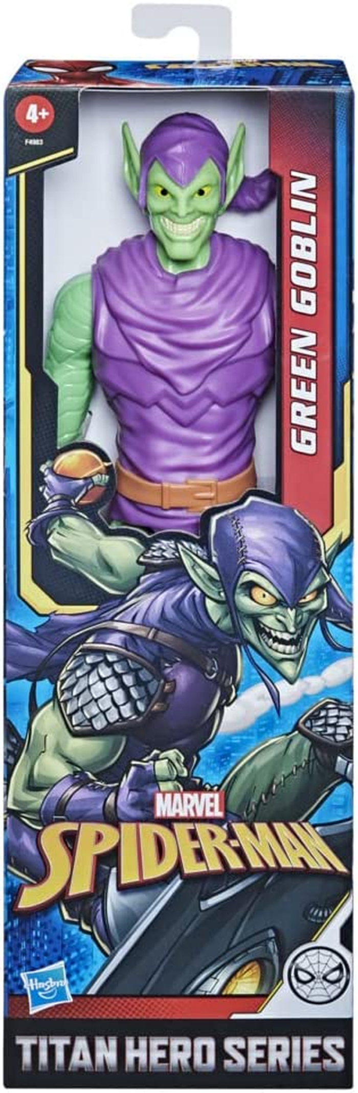 Titan Hero Series Green Goblin Toy 12-Inch-Scale Collectible Action Figure, Kids Ages 4 and Up - Image 3