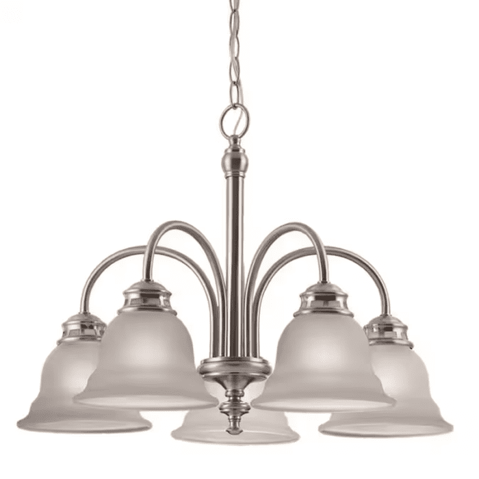 Fallsbrook 5-Light Brushed Nickel Traditional Chandelier