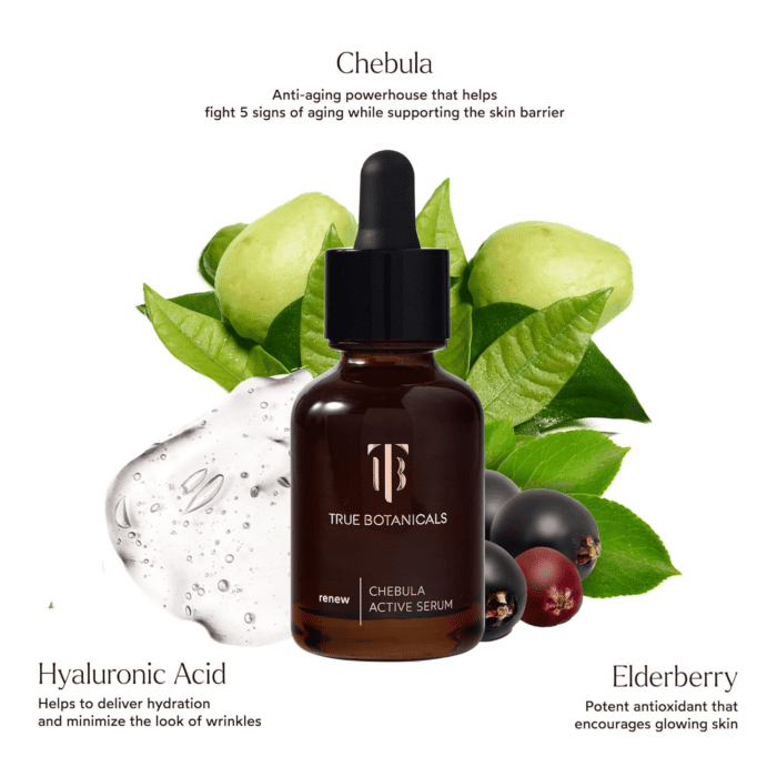 - Chebula Active Serum | Non-Toxic, Cruelty-Free | Anti-Aging Serum | Hyaluronic Acid | Targets Fine Lines & Wrinkles for All Skin Types | MADE Safe (1 Fl Oz | 30 Ml) - Image 2