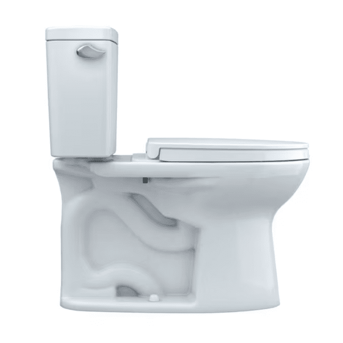 Drake Cotton Elongated Chair Height Soft Close 2-Piece Toilet 12-In Rough-In 1.6 GPF - Image 9