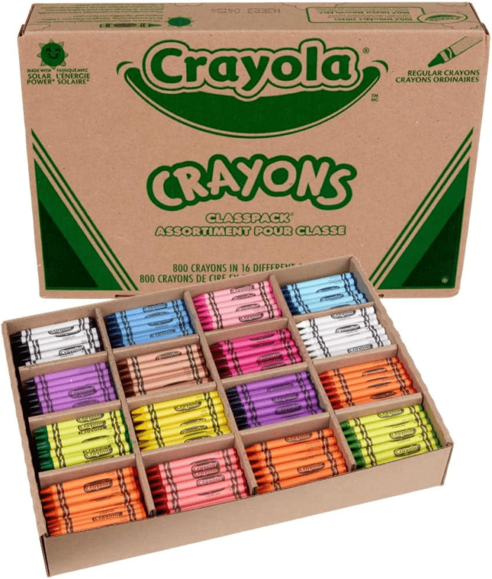 Bulk Crayon Classpack - 800Ct (16 Colors), Back to School Supplies, Kids Crayons, Teacher Classroom Must Haves, 3+ - Image 2