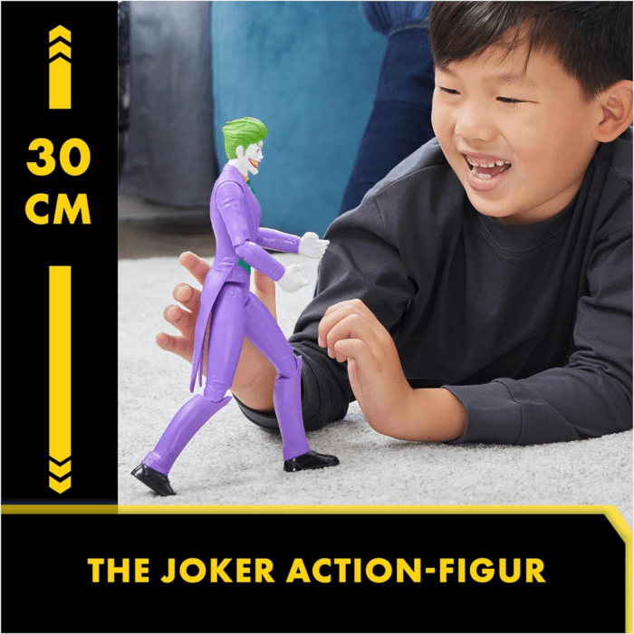 Batman Toys Collection Flexible 12 Inch Joker Villain Action Figure for Children Ages 4 and Up - Image 3