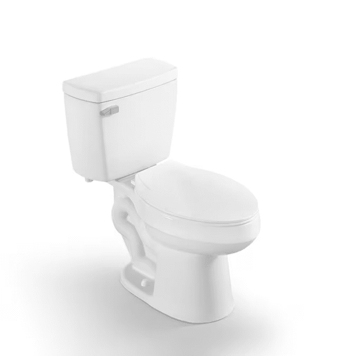 Pro White Elongated Chair Height 2-Piece Toilet 12-In Rough-In Watersense 1.28 GPF - Image 15