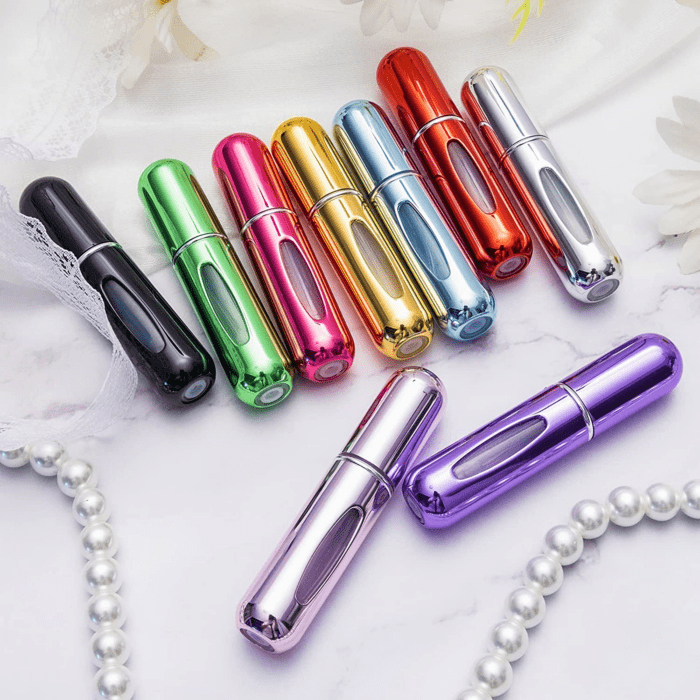 Mini Refillable Perfume Portable Atomizer Bottle Refillable Perfume Spray, Refill Pump Case for Traveling and Outgoing (5Ml, 4 Pack) 4 - Image 2