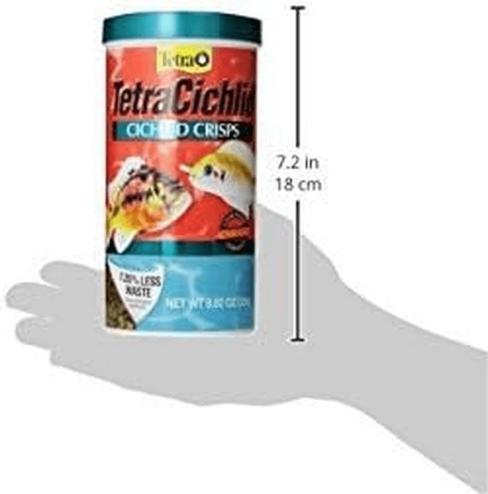 Cichlid Crisps, Nutritionally Balanced Fish Food for All Top and Mid-Water Cichlids, 8.82 Oz - Image 3