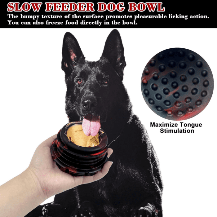 Dog Toy, Frozen Dog Treats to Keep Dogs Busy, Interactive Treat Dispensing Dog Toy Puzzle, Interactive Chew Toys for Large Dog, Power Chewer, Durable Rubber-Easy to Clean-Holds Kibble, Treats - Image 4