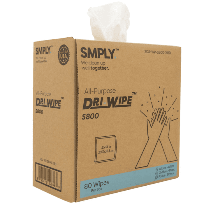 SMPLY All Purpose Dri-Wipe S800 5-Pack Non-Woven Fiber Cloth