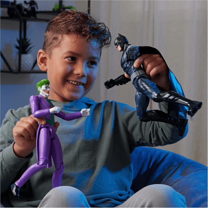 , 12-Inch Batman Action Figure, Kids Toys for Boys and Girls Ages 3 and Up - Image 3