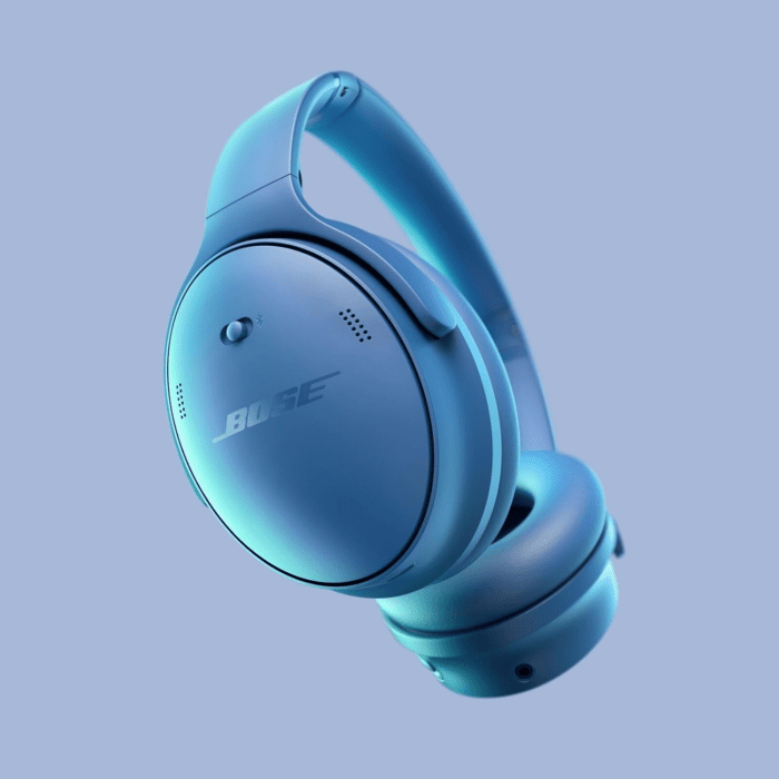 Quietcomfort Bluetooth Headphones, Wireless Headphones, over Ear Noise Cancelling Headphones with Mic, up to 24 Hours of Battery Life, Blue Dusk - Limited Edition Color - Image 2