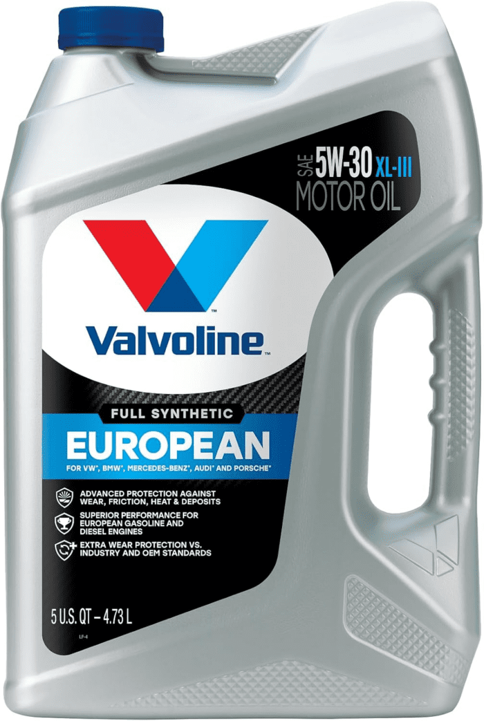 European Vehicle Full Synthetic XL-III SAE 5W-30 Motor Oil 5 QT, Case of 3 - Image 2